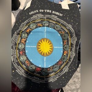 Tote Zodiac Sign Chart Tapestry